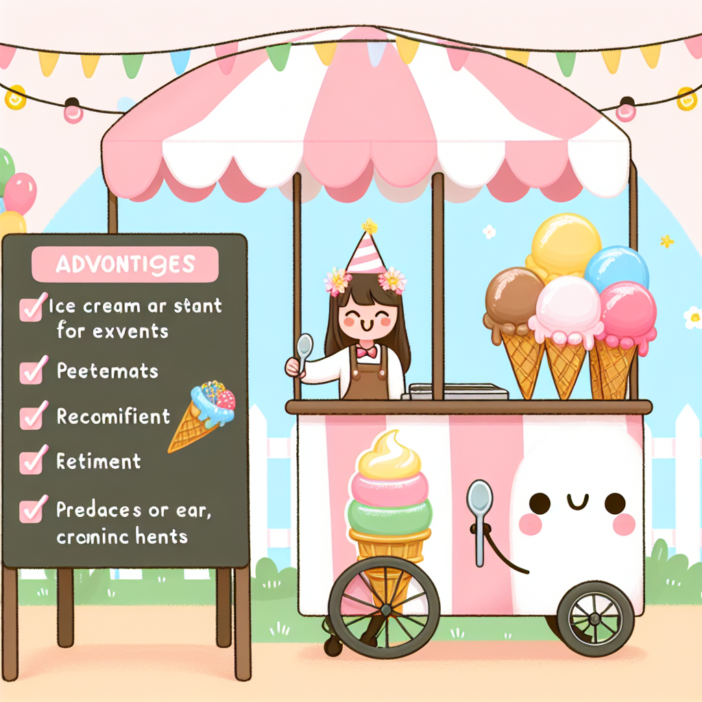 Voordelen van het huren van onze ijskraam voor evenementen