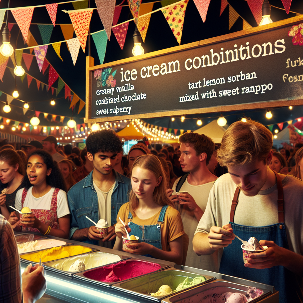 Populaire smaakcombinaties voor ons ijskraam tijdens evenementen