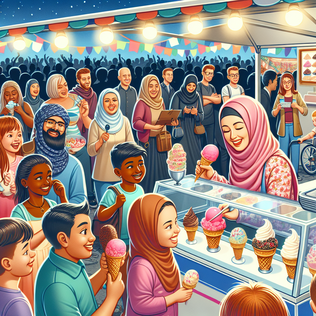 De klantbeleving bij ons ijskraam tijdens evenementen