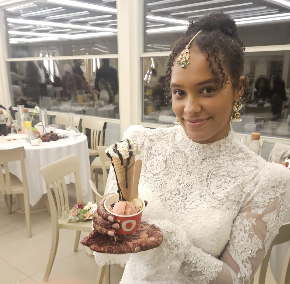 Capo IJs gelato bar op bruiloft Rotterdam